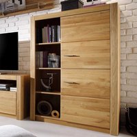 Highboard aus Asteiche teilmassiv geölt für Wohnzimmer von Natura Classico