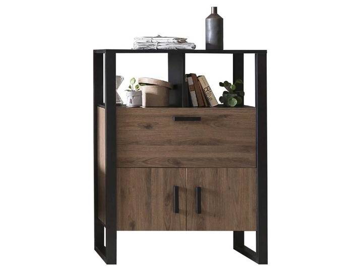 Moderner Barschrank 134 cm hoch Klappe von Natura-Classico