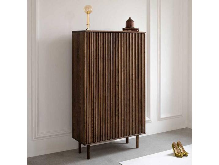 Schrank Holz im Skandi Design Eiche Massivholz in Wenge von Natura-Classico