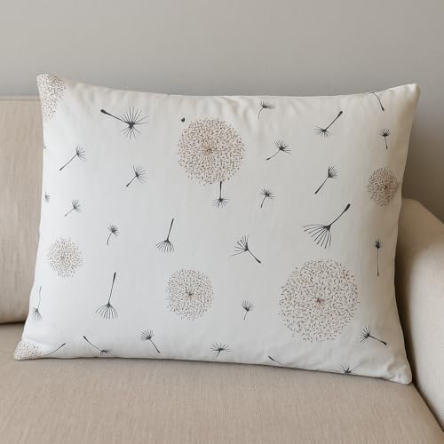 Natura - Kräuterkissen 50 x 34 cm mit 10 Kräutern für ruhigen Schlaf | 3D antiallergen Silikonfaser-Polyester-Füllung | 100% Baumwollbezug | Löwenzahn | Geschenkidee Natura - Kräuterkissen 50 x 34 cm mit 10 Kräutern für ruhigen Schlaf | 3D antiallergen Silikonfaser-Polyester-Füllung | 100% Baumwollbezug | Löwenzahn | Geschenkidee von Natura Products