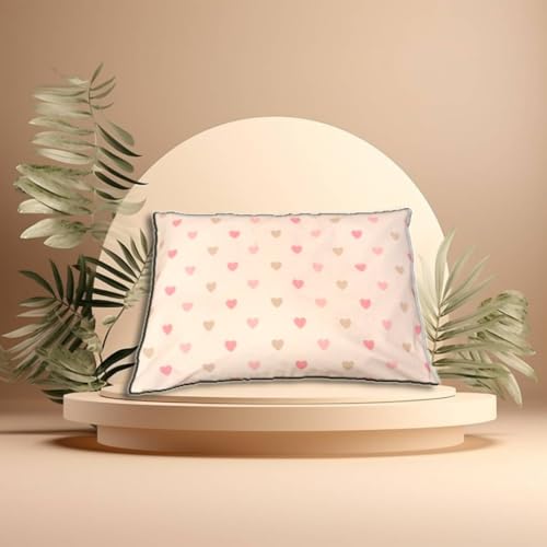 Natura - Kräuterkissen für Kinder 50 x 34 cm mit 3D Antiallergen-Silikonfaser-Polyester-Füllung & 9 Kräutern | 100% Baumwollbezug | Kleine Herzen | Für gesunden Schlaf | Geschenkidee Natura - Kräuterkissen für Kinder 50 x 34 cm mit 3D Antiallergen-Silikonfaser-Polyester-Füllung & 9 Kräutern | 100% Baumwollbezug | Kleine Herzen | Für gesunden Schlaf | Geschenkidee von Natura Products
