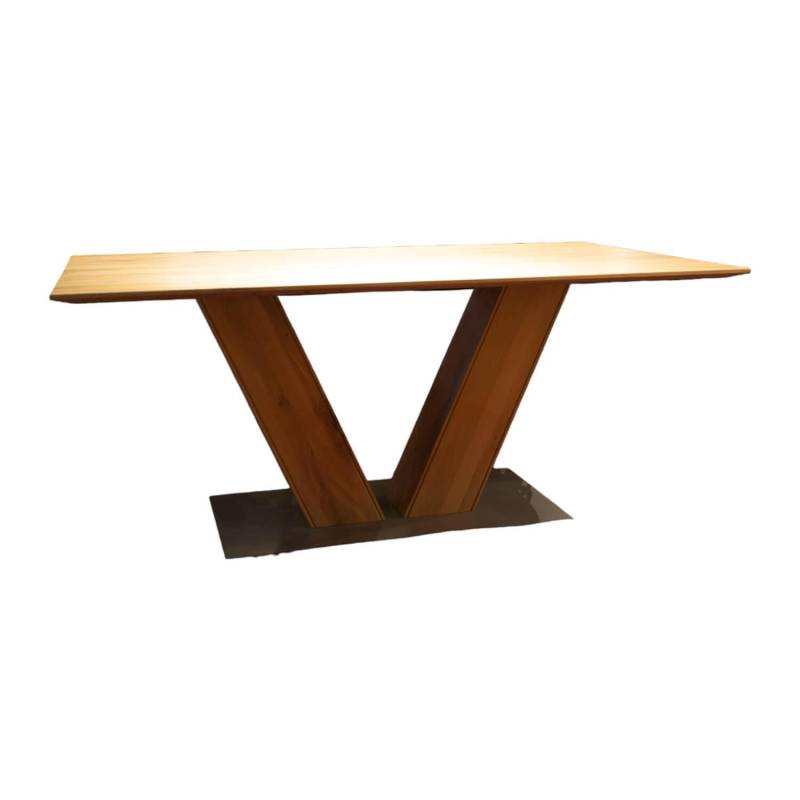 Esstisch San Francisco Asteiche Gestell V-Form Massiv Bianco Geölt Esstisch San Francisco Asteiche Gestell V-Form Massiv Bianco Geölt von Natura