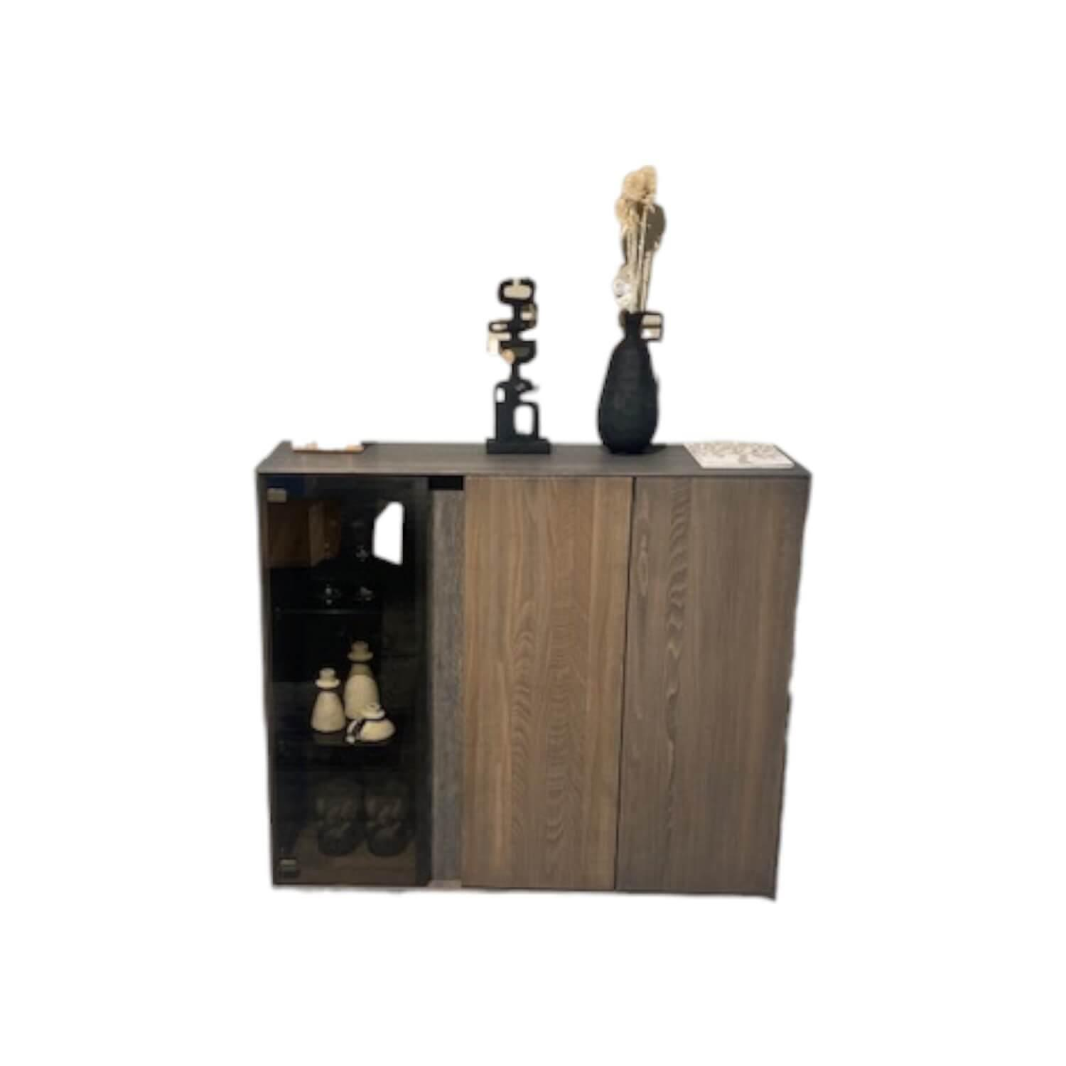 Highboard Saratoga Buche Massiv Geölt Silbergrau Grau Braun Inklusive Beleuchtun... Highboard Saratoga Buche Massiv Geölt Silbergrau Grau Braun Inklusive Beleuchtun... von Natura