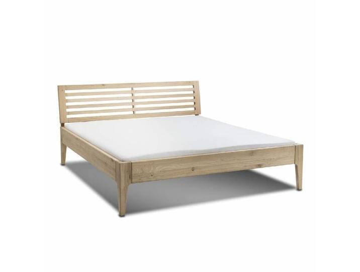 Natura 1660 Bett - Wildeiche massiv bianco geölt von Natura