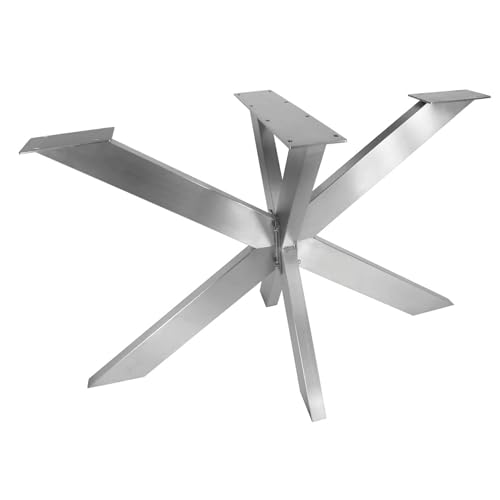 Natural Goods Berlin 1x Tisch-Gestell Spider | Schwerlast Tisch-Beine aus Metall (Edel-Stahl) | Einfache Montage | Tisch-Kufen für DIY-Projekte wie Schreibtisch & Esstisch | Tisch-Füße 71x68x120 cm Natural Goods Berlin 1x Tisch-Gestell Spider | Schwerlast Tisch-Beine aus Metall (Edel-Stahl) | Einfache Montage | Tisch-Kufen für DIY-Projekte wie Schreibtisch & Esstisch | Tisch-Füße 71x68x120 cm von Natural Goods Berlin