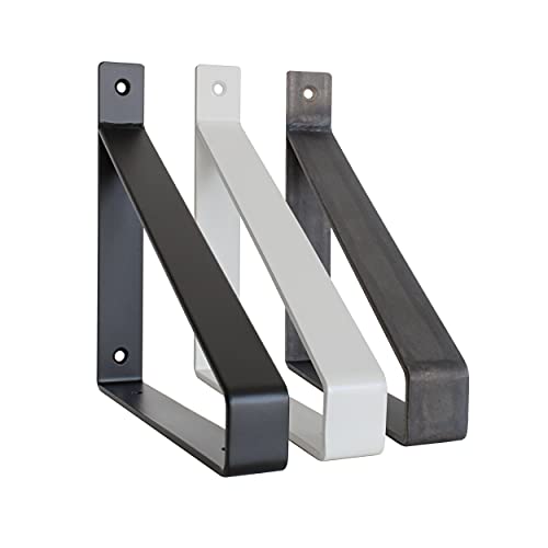 Natural Goods Berlin 2x Regalträger BERLIN-MITTE massiv Stahl Wandregal Regalhalterung Winkelträger Metall Büro Bücherregal Design Schweberegal Wohnzimmer Flur Küche Bad Wandmontage (200mm, Weiß) Natural Goods Berlin 2x Regalträger BERLIN-MITTE massiv Stahl Wandregal Regalhalterung Winkelträger Metall Büro Bücherregal Design Schweberegal Wohnzimmer Flur Küche Bad Wandmontage (200mm, Weiß) von Natural Goods Berlin