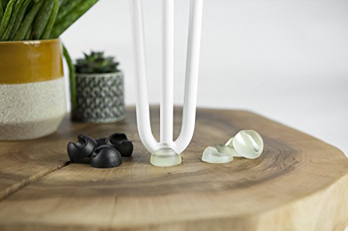 4X Bodenschutz für Hairpin Legs mit 12mm Dicke, Transparent von Natural Goods Berlin