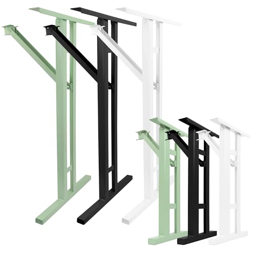 Natural Goods Berlin 2er Set I-Form Gestell für Bierzeltgarnitur (Schwarz, 70x42 cm) – Klappbare Metall Tischbeine für Biertisch – Stabiles Outdoor Tischgestell für Garten, Terrasse & Camping von Natural Goods Berlin