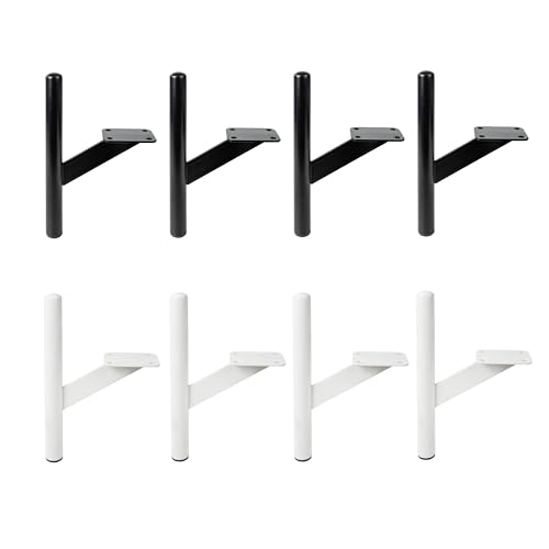 Natural Goods Berlin 4X Möbelfüße ERNST - Möbelfüße Schwarz Metall 15 cm - Möbelbeine für Sofas, Betten & Sideboards Möbelfuß Schwarz Couchfüße für individuelle Möbel - Couch Füße 15cm von Natural Goods Berlin