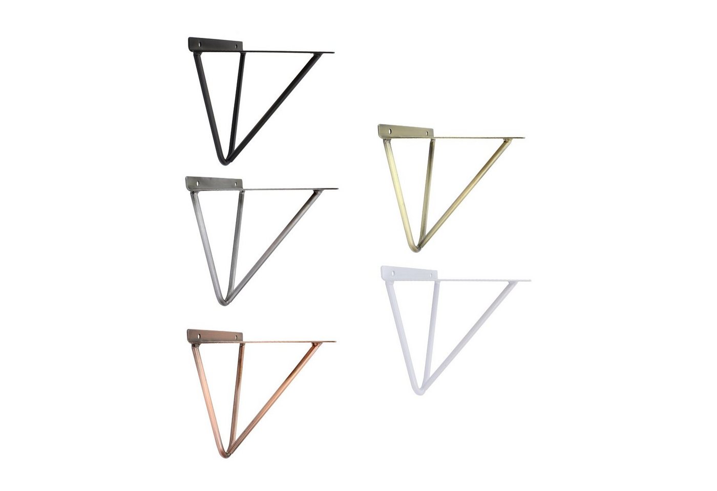 Natural Goods Berlin Wandregalhalter FHAIN, 1-tlg., Pulverbeschichtet Natural Goods Berlin Wandregalhalter FHAIN, 1-tlg., Pulverbeschichtet von Natural Goods Berlin