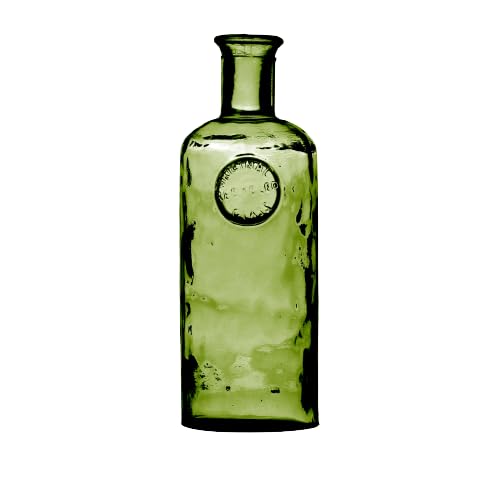 NATURAL LIVING FLASCHENVASE Adele 2,3L SMARAGD AUS RECYCELTEM Glas D13 X H35 von NATURAL LIVING