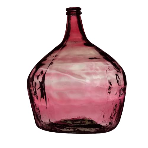 NATURAL LIVING VASE Dame Jeanne 16L Rubi AUS RECYCELTEM Glas DURCHM. 29CM X H42CM von NATURAL LIVING