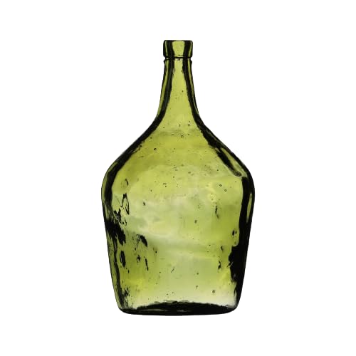 NATURAL LIVING VASE Dame Jeanne 2L Emeraude AUS RECYCELTEM Glas D15,5CM XH25CM von NATURAL LIVING