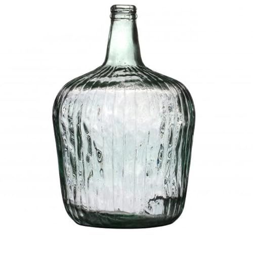 NATURAL LIVING VASE Dame Jeanne Sahara 10L AUS RECYCELTEM Glas DURCHM. 26CM X H39CM von NATURAL LIVING