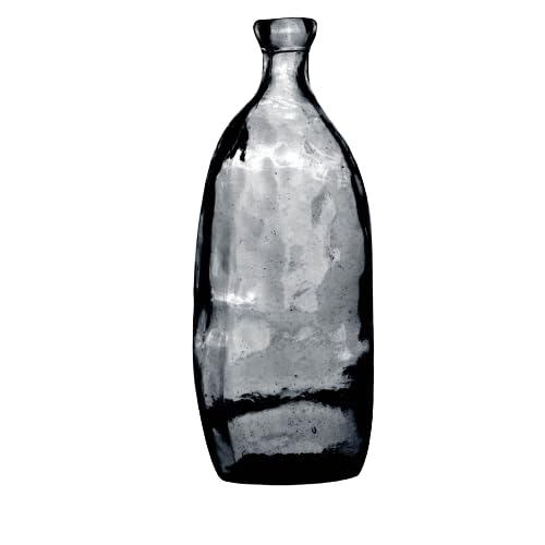 NATURAL LIVING VASE LEA 13,6L Quarz AUS RECYCELTEM Glas Durchmesser 25CM X H51CM von NATURAL LIVING