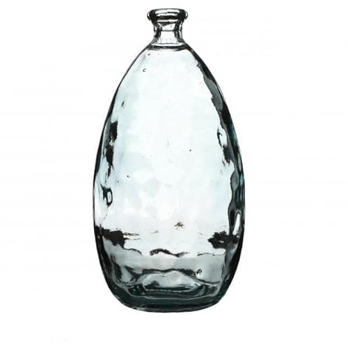 NATURAL LIVING VASE Lou 12L AUS RECYCELTEM Glas Durchmesser 25CM X H47CM von NATURAL LIVING