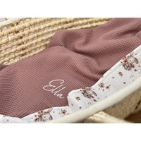 Woodland Baby Decke - Waffel Aus Bio Baumwolle Bestickte Musselin & Fleece Handgemachtes Geschenk Woodland Baby Decke - Waffel Aus Bio Baumwolle Bestickte Musselin & Fleece Handgemachtes Geschenk von NaturalCuddles