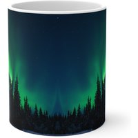 Aurora Borealis Farbwechsel Magic Coffee Tee Tasse 11/15 Unzen Temperatur Sensible Wärme Responsive Thermografie Bild von NaturalEarthEmporium
