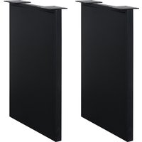 2X Tischwange Rechteck - Tischkufen Metall Schwarz 72 X 55 cm Tischbeine Esstisch Kufen Pulverbeschichtet Schreibtischbeine Diy Möbelkufen 2X Tischwange Rechteck - Tischkufen Metall Schwarz 72 X 55 cm Tischbeine Esstisch Kufen Pulverbeschichtet Schreibtischbeine Diy Möbelkufen von NaturalGoodsBERLIN
