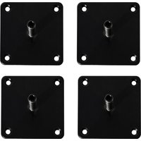 4x M8 Befestigungsplatte Fusion Legs | Montageplatte Möbelfüße Universal Grundplatte Ersatz - Schrankbeine Ikea Hack Natural Goods Berlin von NaturalGoodsBERLIN