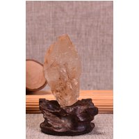 Natürlicher Lemuria Quarz, Klarer Bergkristall Punkt 92G von NaturalMineralsArt