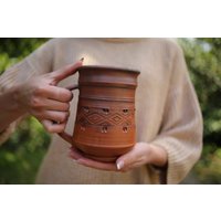 Handgefertigter Keramik Bierkrug Kaffee Tee Becher Handgefertigter Keramik Bierkrug Kaffee Tee Becher von NaturalPotteryFW