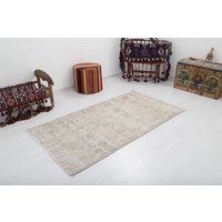 100x200, Teppich, Kelim Teppich Kelimteppich, Vintage Ausgeblichener Handgemachter Wollteppich, 2515 von NaturalRugHome