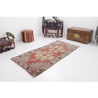 100x200 Vintage Teppich Oushak Teppich, Antiker Wollteppich, Dekoration, 2956 von NaturalRugHome