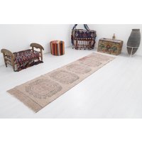 3x30 Teppich Läufer, Vintage Kelimteppich, Handgemachter Wollteppich, 3x30, Küchenteppich, 2722 von NaturalRugHome