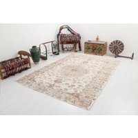 Handgefertigter Teppich, 200x300, Handgewebter Kelimteppich, Boho Teppich, Boho Style von NaturalRugHome