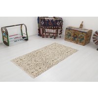 Vintage Teppich, Oushak Handgeknüpfter Boho Teppich von NaturalRugHome