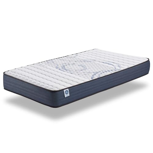 Naturalex - PerfectSleep - Matratze 90x200 cm - Kaltschaummatratze 90x200 cm H2 - Matratze 90x200 21 cm Hoch - Öko-tex Zertifiziert - Latex Blue 7 Zonen von Naturalex