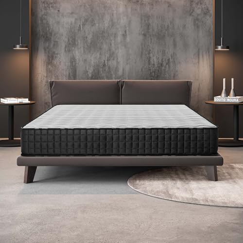 Naturalex - Titanium - Matratze 140x190 cm - Kaltschaummatratze 140x190 H2/H3 - Matratze 140x190 21 cm Hoch - Oeko-tex Zertifiziert - Latex Blue 7 Zonen von Naturalex