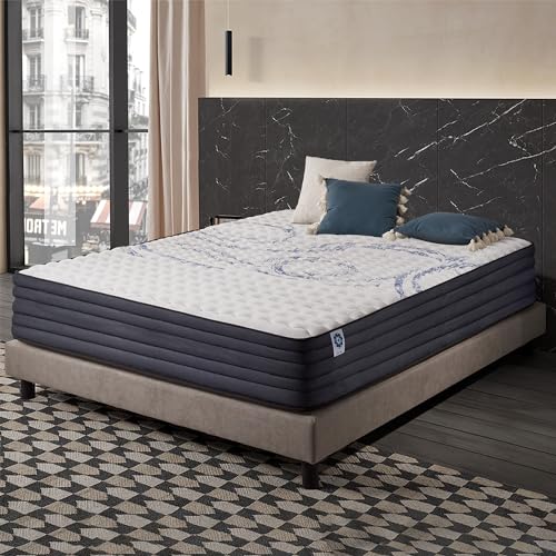 Naturalex - PerfectSleep - Matratze 160x200 cm - Kaltschaummatratze 160x200 cm H2 - Matratze 160x200 15 cm Hoch - Öko-tex Zertifiziert - Latex Blue 7 Zonen von Naturalex