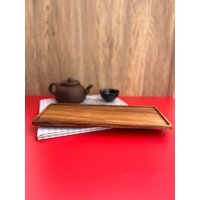 Handgemachtes Holz Rechteck Essen Tablett von NaturalnSimple
