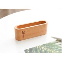 Personalisierter Holz Visitenkarten Halter Notizen Organizer Mit Stifthalter Für Einen Professionellen Touch Business Geschenk Unternehmensgeschenk von NaturalnSimple