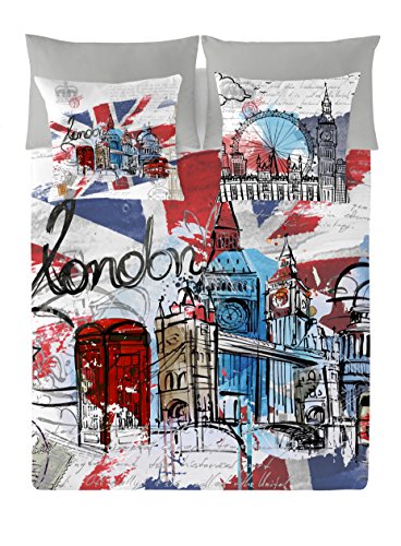 NATURALS London Graphic Bettbezug, Baumwolle, Mehrfarbig, 180 cm NATURALS London Graphic Bettbezug, Baumwolle, Mehrfarbig, 180 cm von Naturals