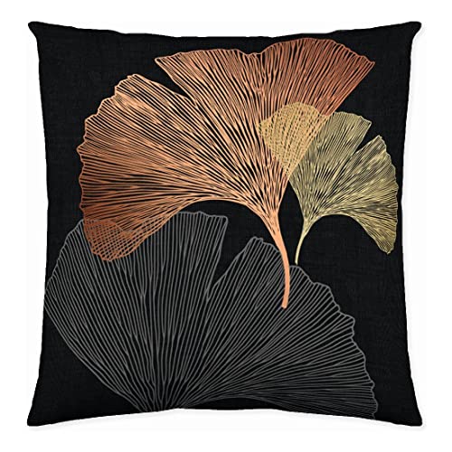 Naturals Gingko 218037 Wendbarer Kissenbezug, 50 x 50 cm von Naturals