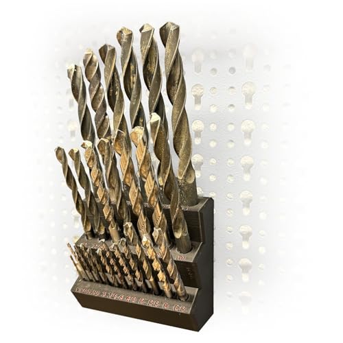 Naturalspring Werkzeug-Wandhalter für Küpper Lochwand Eurolochung Lochwand Zubehör Systemhalter Werkstattorganisation (Bohrer) von Naturalspring