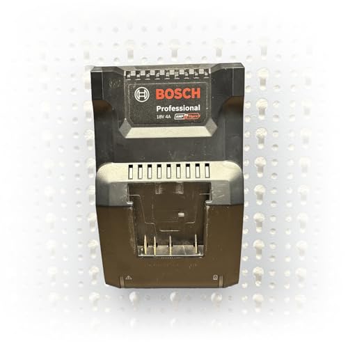 Naturalspring Werkzeug-Wandhalter für Küpper Lochwand Eurolochung Lochwand Zubehör Systemhalter Werkstattorganisation (Bosch Professional 18V Ladegerät) von Naturalspring