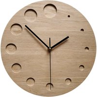 Eiche Holz Uhr Stille, Moderne Uhr 28 cm Eiche Holz Uhr Stille, Moderne Uhr 28 cm von NaturdecoDesign