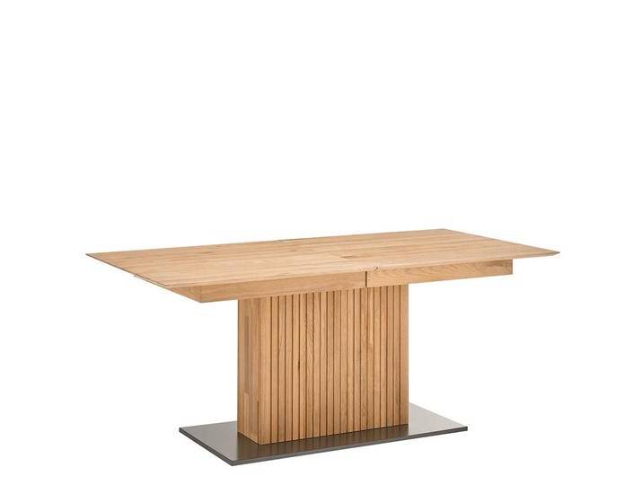 Ausziehtisch massiv in Eiche Bianco zwei Einlegeplatten Ausziehtisch massiv in Eiche Bianco zwei Einlegeplatten von Nature-Dream