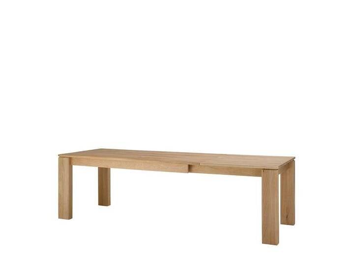 Esszimmertisch aus Wildeiche Bianco massiv ausziehbar von Nature-Dream