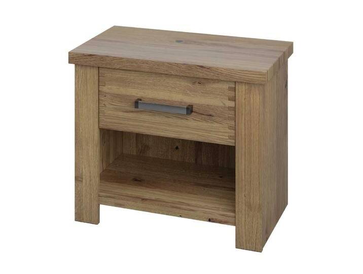 Nachttisch Nachtschrank mit einer Schublade und Metallgriff von Nature-Dream