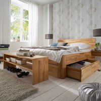 Schlafzimmermöbel Kernbuche aus Massivholz geölt (zweiteilig) von Nature Dream