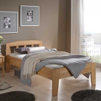 Seniorenbett Buche massiv in modernem Design 47 cm Einstiegshöhe von Nature Dream