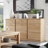 Wohnzimmer Sideboard aus Wildeiche Bianco 3 türig von Nature Dream