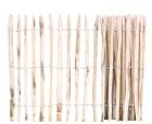 Staketenzaun Kastanie in 8 Größen – Kastanienzaun Natur - Staketen Roll Zaun aus Edelkastanie 90 x 500 cm (Lattenabstand 4-5 cm) von Nature LOUNGE