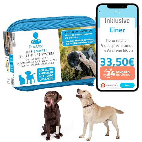𝗘𝗿𝘀𝘁𝗲 𝗛𝗶𝗹𝗳𝗲 𝗦𝗲𝘁 𝗛𝘂𝗻𝗱 und Katze inklusive kostenloser App und Einer kostenlosen Videosprechstunde 24/7. PocDoc® Pet Connect bekannt aus Hund, Katz & Maus 𝗘𝗿𝘀𝘁𝗲 𝗛𝗶𝗹𝗳𝗲 𝗦𝗲𝘁 𝗛𝘂𝗻𝗱 und Katze inklusive kostenloser App und Einer kostenlosen Videosprechstunde 24/7. PocDoc® Pet Connect bekannt aus Hund, Katz & Maus von Nature Pet