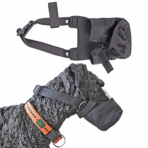 Giftköderschutz/Netzmaulkorb/Sicherheitsnetz für Hunde aus Neopren (L) von Nature Pet